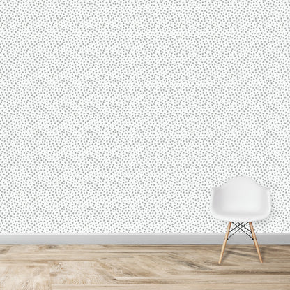 Sprinkle Wallpaper Repeat Pattern | Grey - Munks and Me Wallpaper