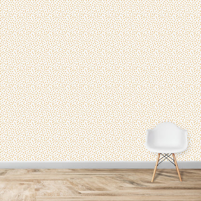 Sprinkle Wallpaper Repeat Pattern - Mustard - Munks and Me Wallpaper