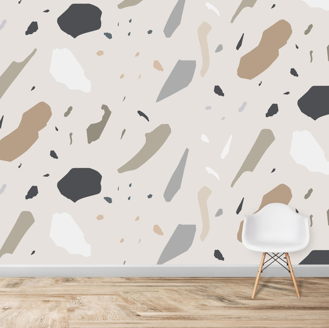 Terrazzo Arts Wallpaper Repeat Pattern - Munks and Me Wallpaper