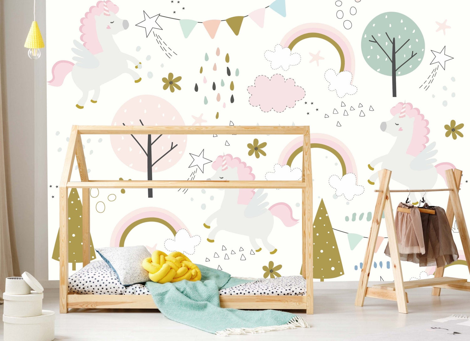 Unicorn Wallpaper Mural - Munks and Me Wallpaper