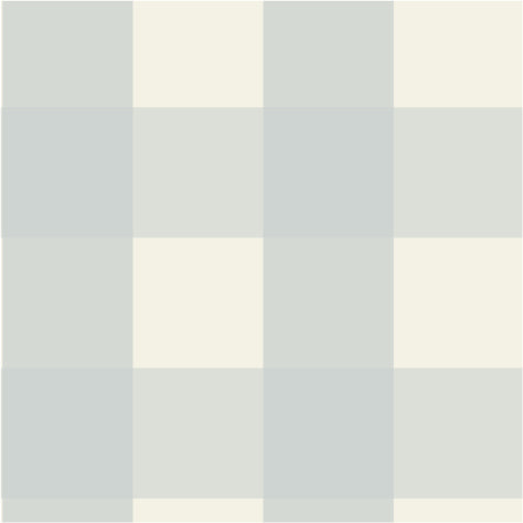 Large Check Wallpaper, Blue pattern.