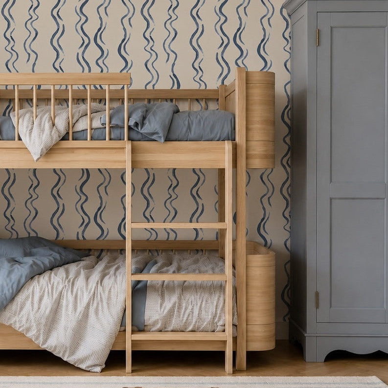 wiggle stripe wallpaper for boys