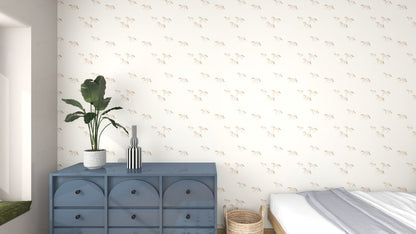 Winter Wild Horses Wallpaper Repeat Pattern - Munks and Me Wallpaper