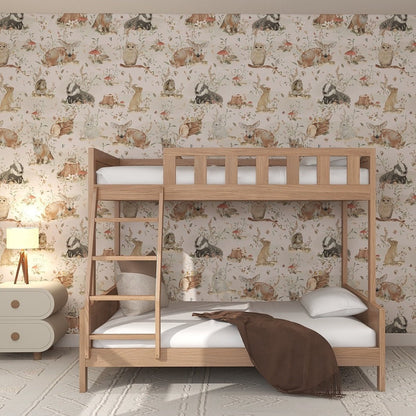 Woodland Wonder Wallpaper Repeat Pattern - Munks and Me Wallpaper