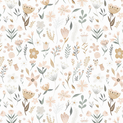 Millie Floral Wallpaper | Sample - Munks and Me Wallpaper