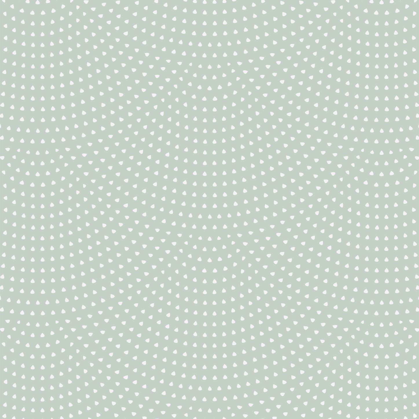 Turquoise Scallop Wallpaper | Sample - Munks and Me Wallpaper