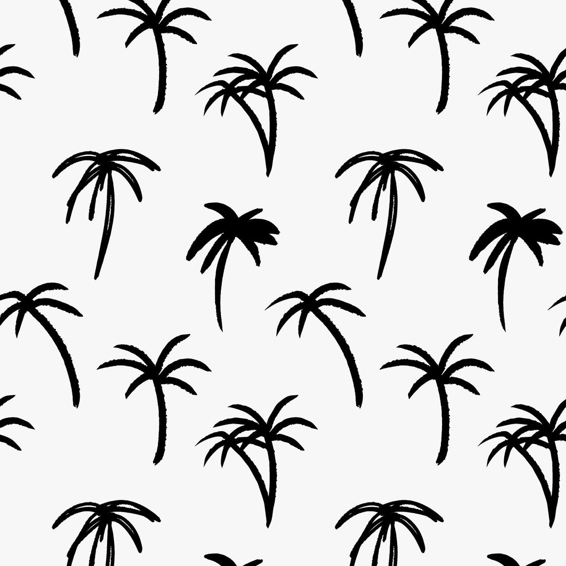 Black Noa Tropical Palm Wallpaper | Sample - Munks and Me Wallpaper