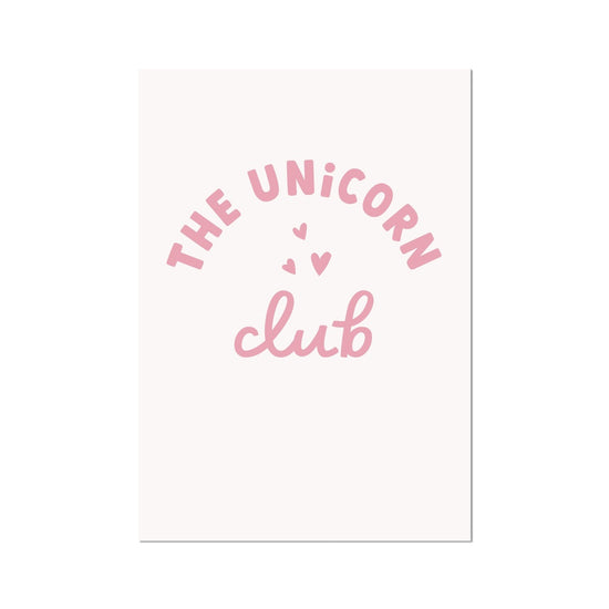 The Unicorn Club Fine Art Print - Munks and Me Wallpaper