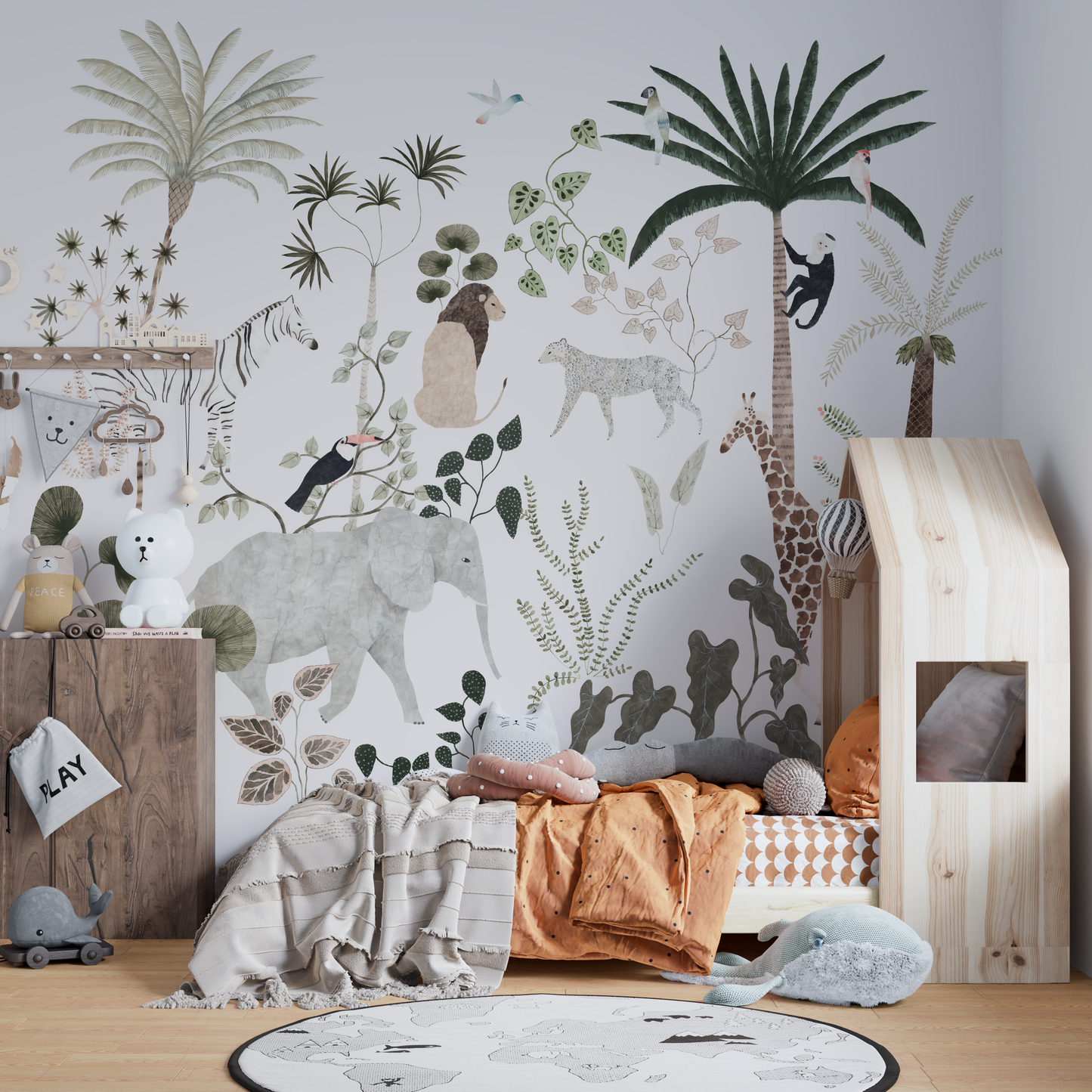 Tropical Jungle Wallpaper | Exotic Plants Wallpaper | Wallpaper Shop