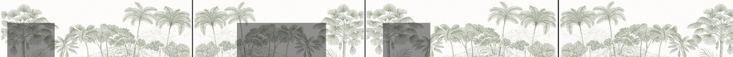 Custom Pistachio Jungle Palm Wallpaper - Munks and Me Wallpaper