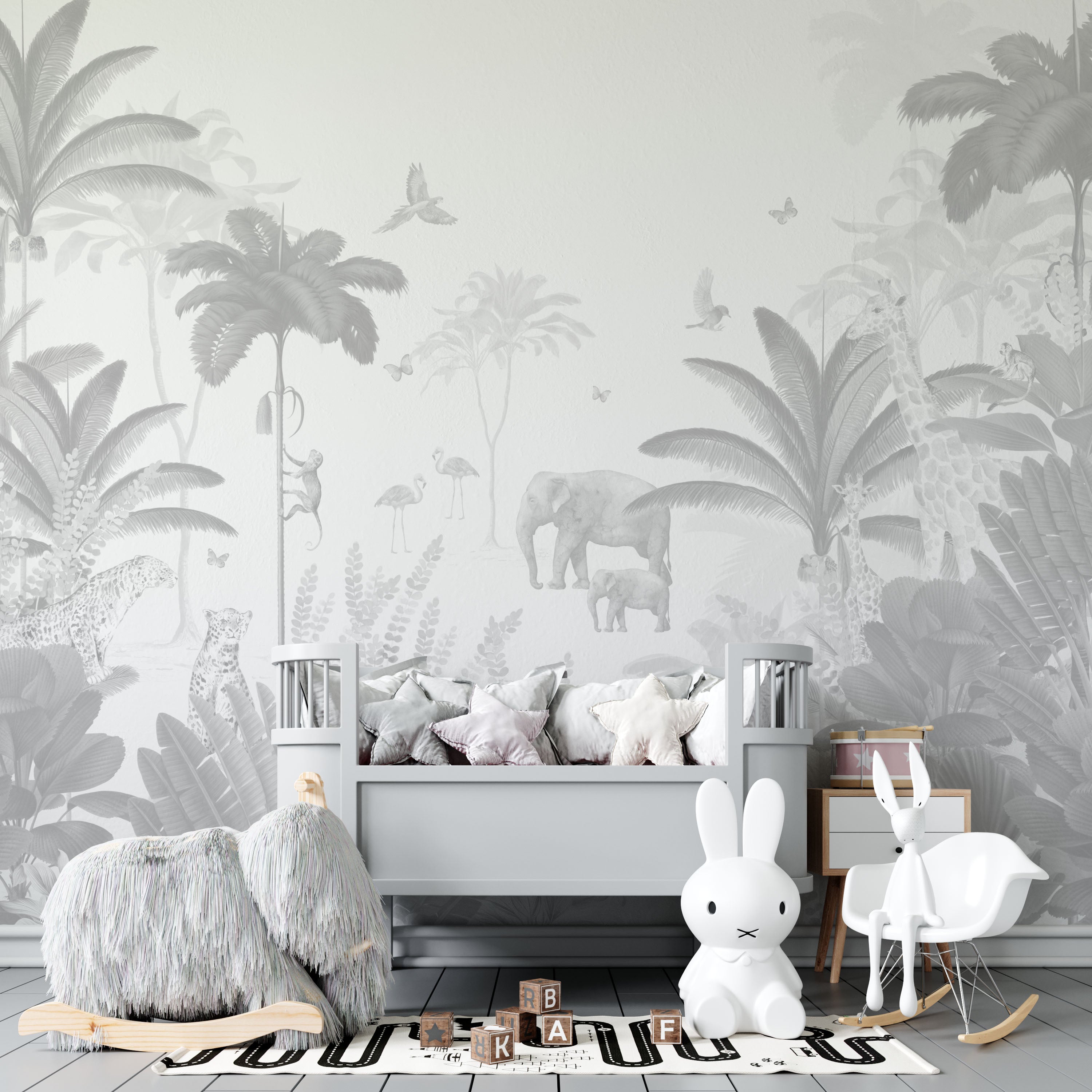 All Wallpaper Collection : Munks and Me - Nursery Wallpaper