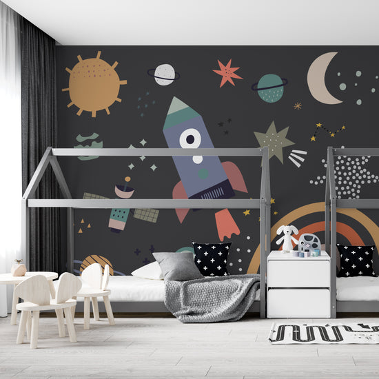 Its All About The Rockets Wallpaper Mural - Munks and Me Wallpaper