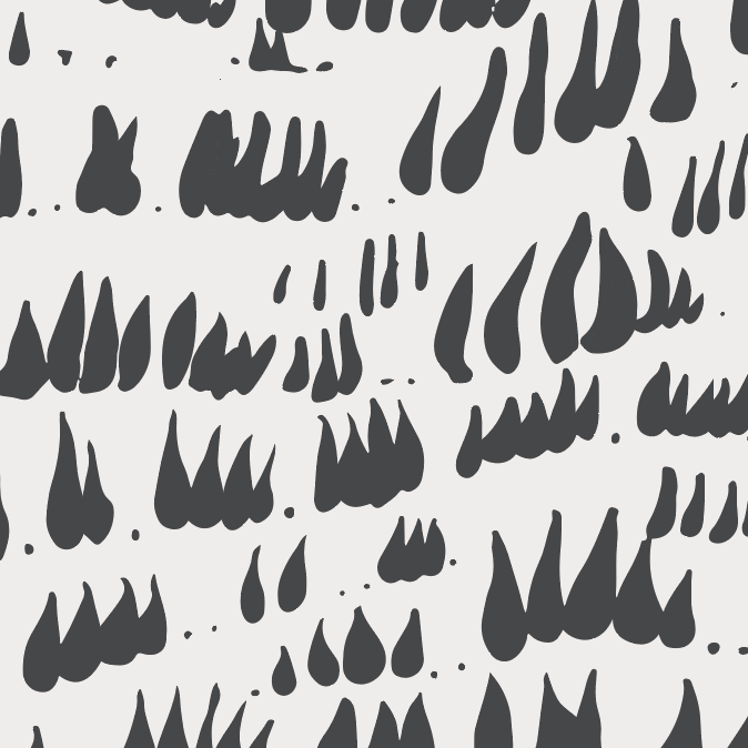 Daphne Drops Wallpaper Repeat Pattern | Charcoal - Munks and Me Wallpaper
