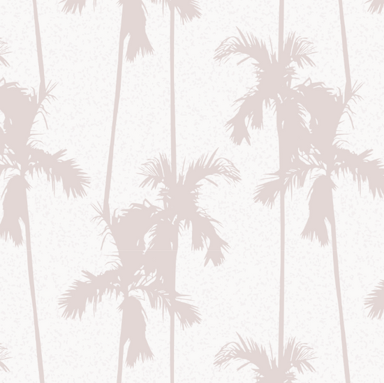 Clay Palm Print Wallpaper Repeat Pattern | Rose - Munks and Me Wallpaper