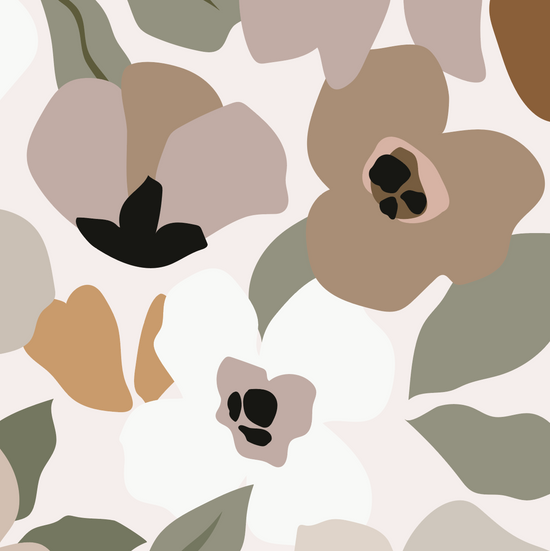 Load image into Gallery viewer, Sienna Floral Wallpaper Mural - Munks and Me Wallpaper
