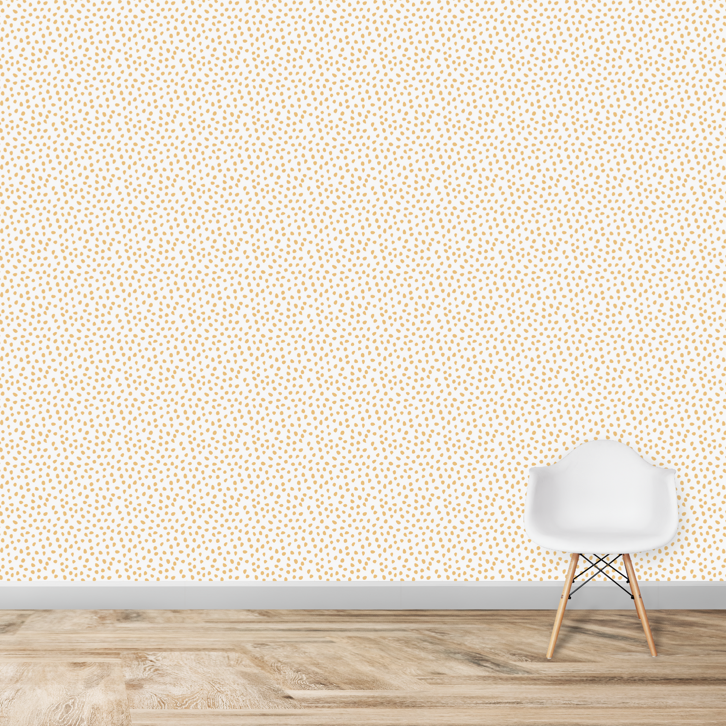 Load image into Gallery viewer, Sprinkle Wallpaper Repeat Pattern - Mustard - Munks and Me Wallpaper
