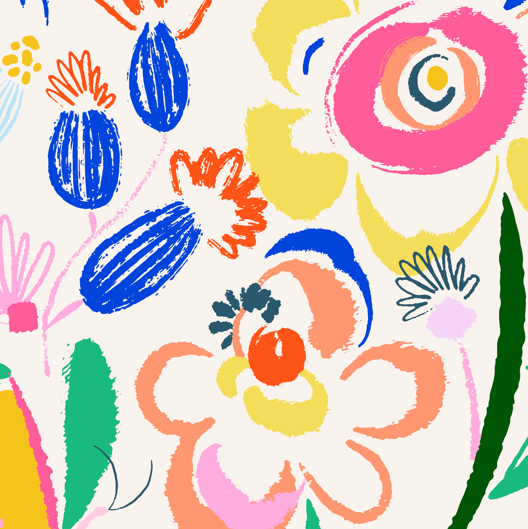 Sadies Summer Wallpaper Repeat Pattern - Munks and Me Wallpaper