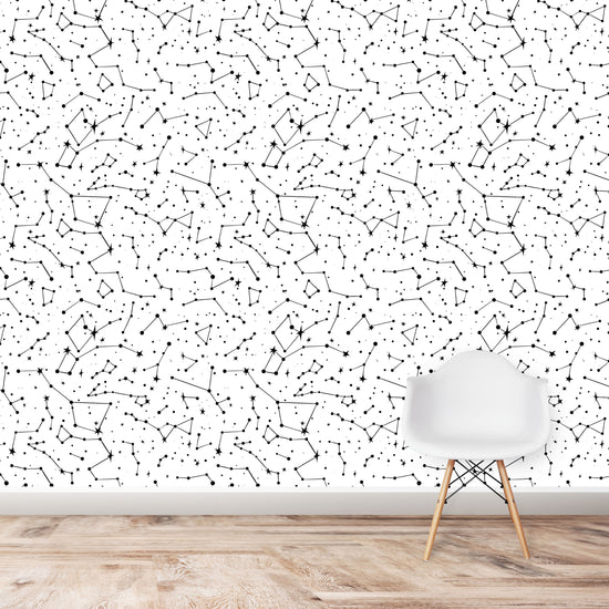 Constellation Wallpaper Repeat Pattern - Munks and Me Wallpaper