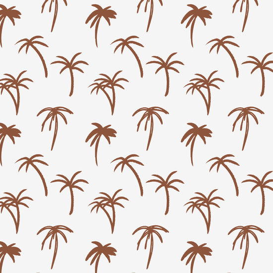 Load image into Gallery viewer, The Noa Tropical Palm Print Wallpaper Repeat Pattern | Rust - Munks and Me Wallpaper
