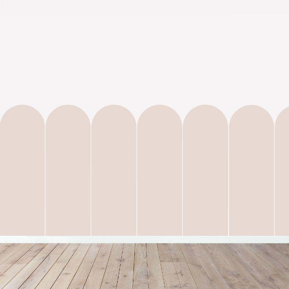 Scallop Wallpaper Repeat Pattern - Munks and Me Wallpaper