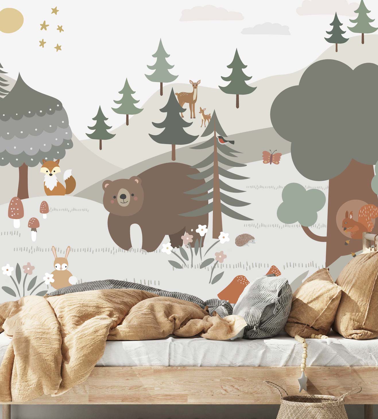 Buy Woodland Wallpaper Online In India  Etsy India